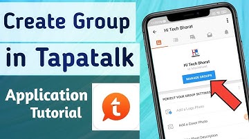 How to Create Group in Tapatalk App