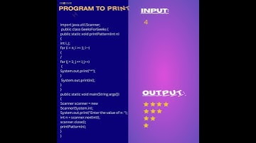 HOW TO PRINT DIFFERENT PATTERN IN JAVA