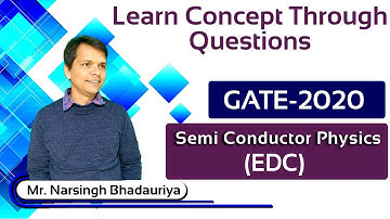 GATE Most Expected Questions & Solution -1 EDC (Semiconductor Physics Part-1)