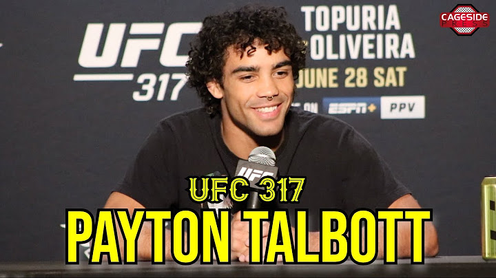 Payton Talbott nie jest zaskoczony reakcją po przegranej, mówi, że mógłby walczyć z Limą ponownie | UFC 317