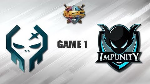 MSC 2021 | EXECRATION VS IMPUNITY KH GAME 1 | Lower Bracket!