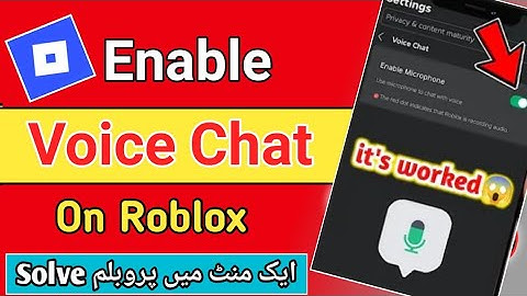 How to get voice chat on roblox | How to Enable Voice Chat in Roblox 2025 | Roblox Voice Chat