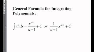 04.1 - Antiderivatives and Indefinite Integration