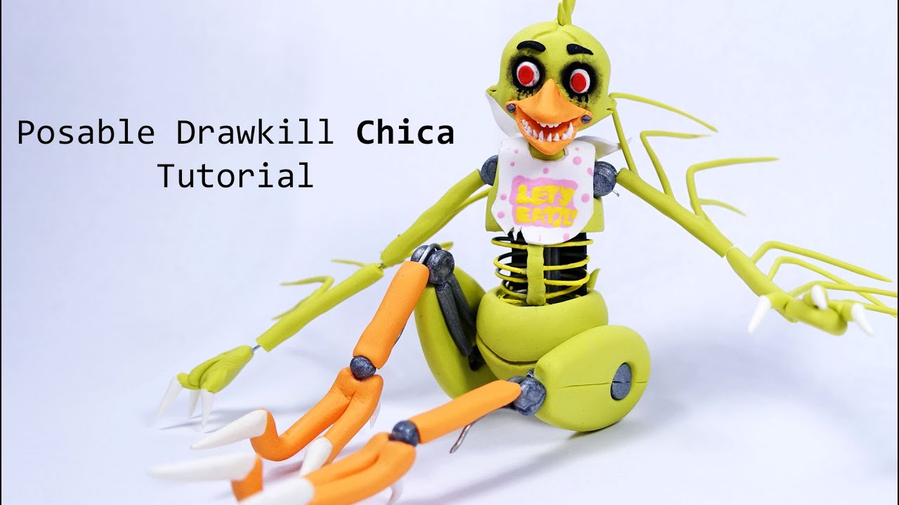 Fnaf, But anime! - New Drawkill Chica and Pop Chan character