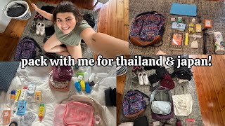 Backpacking for A MONTH to Thailand & Tokyo | Pack with me! | Solo Trip Minimalist!