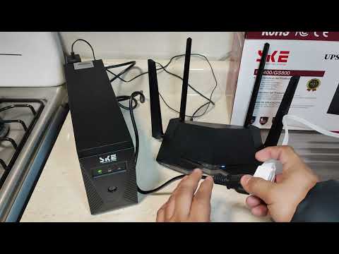 Cómo conectar la Batería de Respaldo UPS SKE GS800 con 480w y 800va