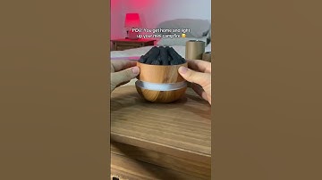 Can you imagine it next yo your bed? 😭 #humidifier #diffuser #roomdecor #stress #relax #campfire