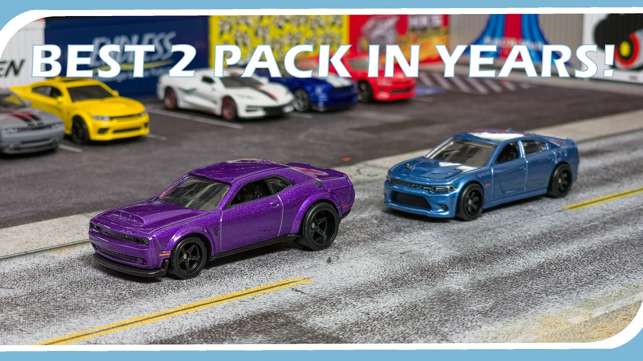 The New Hot Wheels Dodge Charger & Challenger Set is a Rare 2-Pack