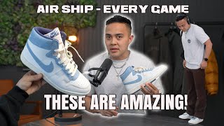 The Cleanest Release Of The Year Nike Air Ship Every Game Pe Unboxing On Foot Review