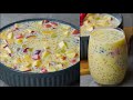 Sago summer drink recipe  ramadan special  sago custard fruits drink recipe  summer iftar drink