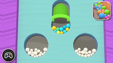 Sand Balls: Puzzle Game - Gameplay Walkthrough Part 2 - Casual Game Levels 7-10 (iOS, Android)