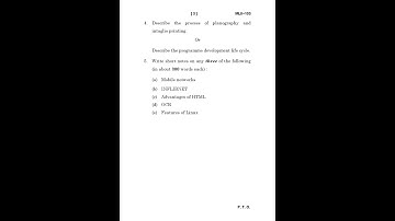 MLII - 103  December  2023 Question Paper