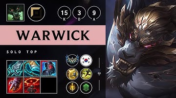 Warwick Top vs Maokai - KR Challenger Patch 25.S1.3