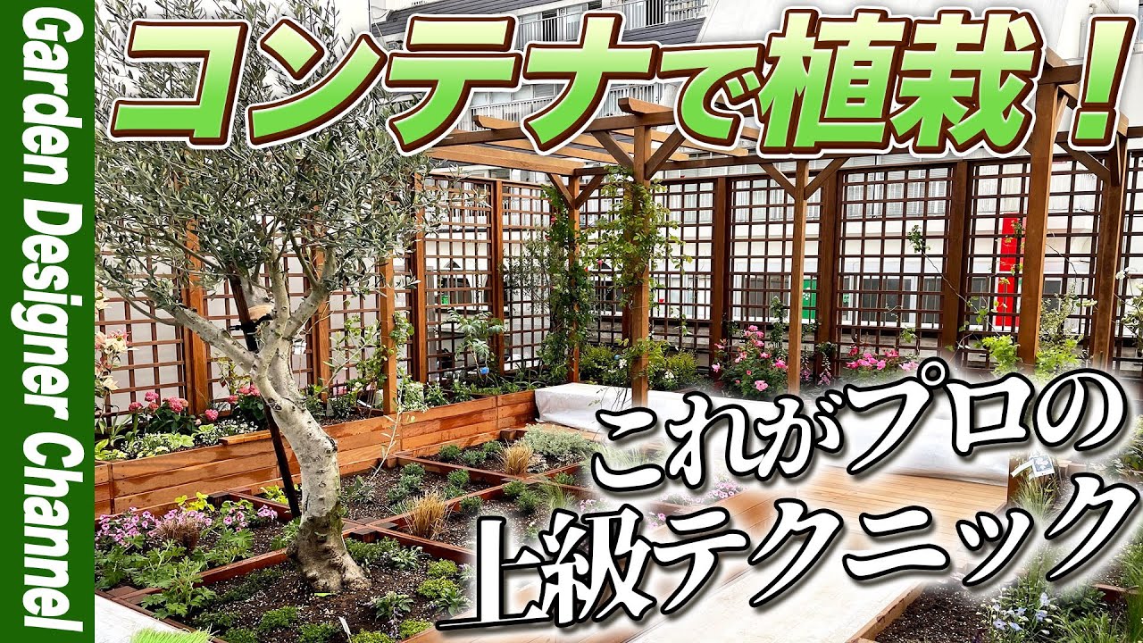 コンテナ花壇 ベランダや屋上を植物で彩ろう Youtube