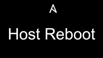 Rebooting a host? Use Ansible!