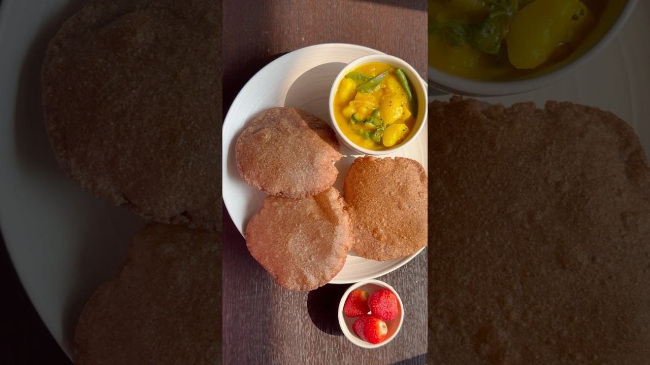 Breakfast Combo ✨| Ragi Poori | 