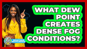 What Dew Point Creates Dense Fog Conditions? - Weather Watchdog