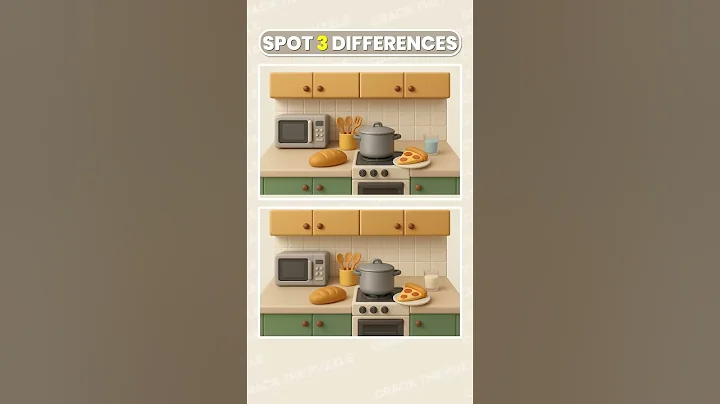 Find 5 differences between two pictures #shortsfeed #trending #shorts