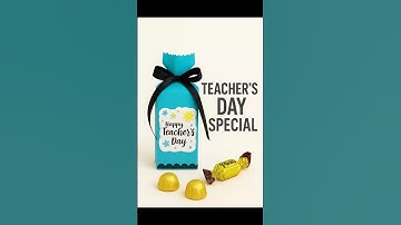 DIY Teacher’s Day Gift Box 🎁 | Easy Handmade Gift Idea for Teachers Day 2025 #shorts #papercraft