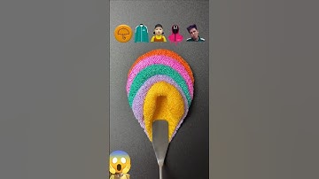 Guess the mixed color of Squid Game 2 #colormixing #satisfying #squidgame #squidgame2 #asmr