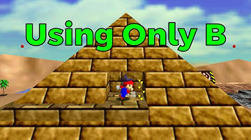 SSL Shining Atop the Pyramid using Only the B Button (SM64 TAS)