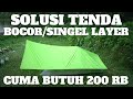 CUMA 200 RIBU TENDA LO DOUBLE LAYER !!! FLYSHEET GREENLAND DAN POLES