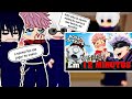 (1/2) Jujutsu kaisen react JUJUTSU KAISEN EM 12 MINUTOS/TsukiUraya|Gacha life react rap• JJK React