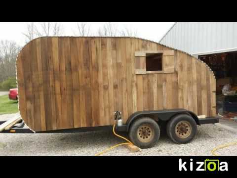 Building a rustic teardrop camper - YouTube