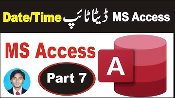 ms access tutorial for beginners part 7 | Table Date/Time Data Type |  sir majid ms aceess