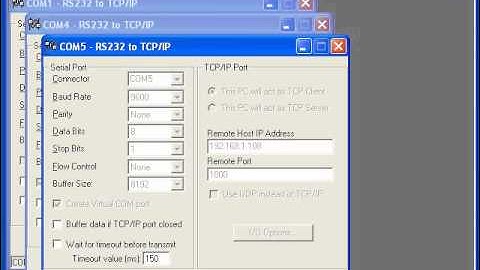 Creating a Virtual Serial Splitter Cable with TCP/Com