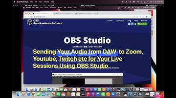 How to Send Your Audio from Ableton to Zoom, Youtube,  etc for Your Live Sessions Using OBS Studio