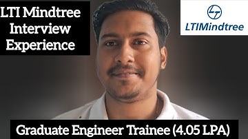 LTI Mindtree Interview Experience | Graduate Engineer Trainee (4.05 LPA) | Aashish Kishore