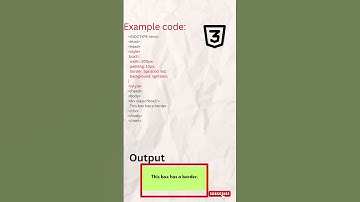 Border in CSS ⁉️|#css #frontendcourse #coding #reels #shorts #data #design #frontend