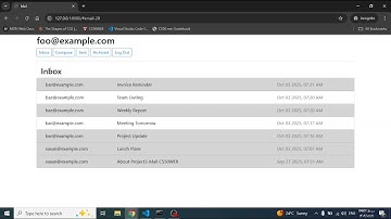 CS50W Project 3: Mail