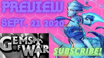 Weekly Preview Sept 21st 2020 | Gems of War Spoilers | SOULFORGE, New Troop, Events & Teams