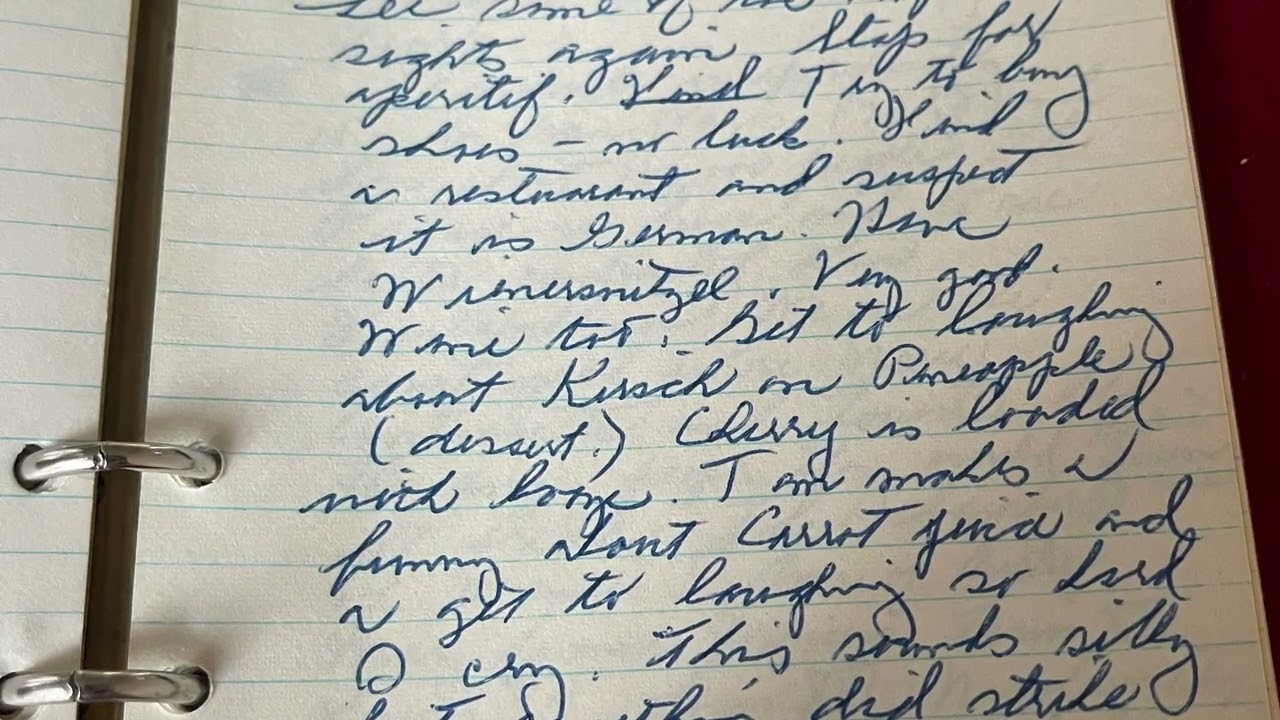 Travel Journals June 14 1968