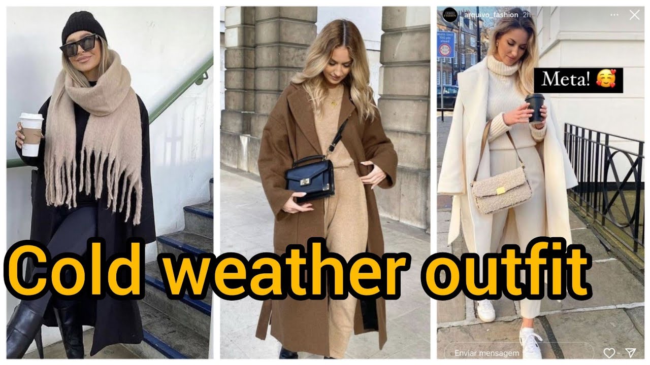 cold weather women outfit/cold winter dress/western cold weather women