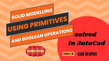 Solid Modelling using Primitives and Boolean Operations.