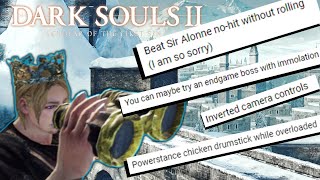 Beating Dark Souls 2 With Your SILLY Ideas! [10k Sub Special]