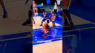 THE BEARD WITH THE INSANE SPINOFF POSTER OVER JALEN BRUNSON!! 😱🤾‍♂️🔥#jamesharden #nba #poster #2k