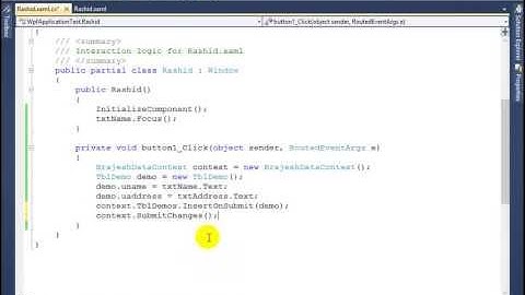 Linq To Sql-Insert and display data