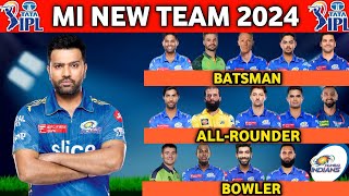 IPL 2024 | Mumbai Indians Team Full Squad | MI Full Squad 2024 | MI Team New Players List 2024