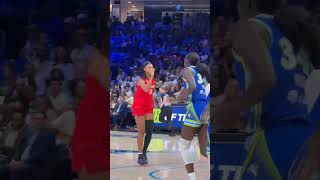 🤫 Angel Reese CLAPS BACK at the Dallas crowd! #shorts