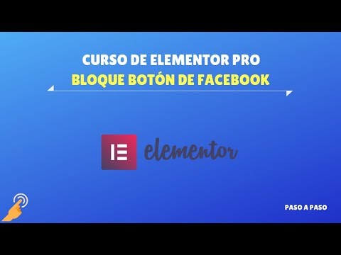 Botón de facebook - Curso de Elementor Pro - YouTube