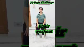 Day 4 of  Chair Workout Series 💪🪑Low impact • High results 🔥Perfect for beginner, seniors -friendly