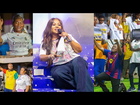 Too much oil🔥😭Empress Gifty moved the church with a graced ministration at NOKO fine Rep your Jersey