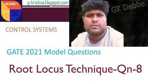 GATE-2021-Control Systems Model Questions-Root Locus Technique q8