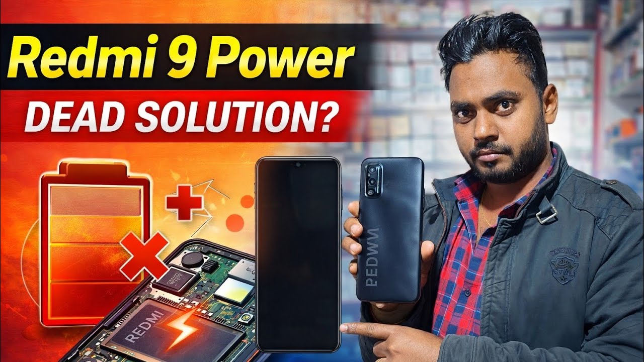 Redmi 9 power dead solution 
