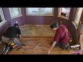 Vinyl flooring installation for kitchen and living room in chandler arizona