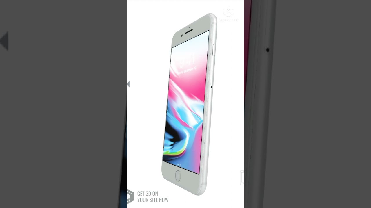 Apple IPhone 8 Plus Silver in 360° 